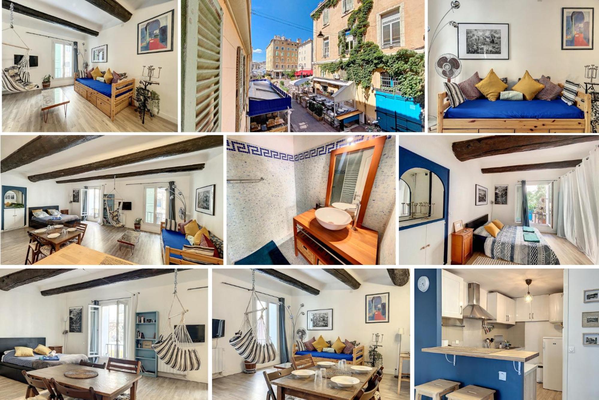 Hyper Centre Vieux Port - Loft - Les Freres De La Loc' Apartment Marseille Bagian luar foto